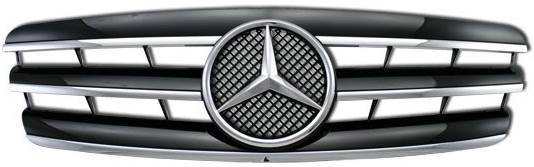 Решетка радиатора для Mercedes-Benz C-класс W203 2000-06. CL стиль Решетка радиатора для Mercedes-Benz C-класс W203 2000-06. CL стиль