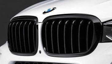 Решетки радиатора для BMW X5 F15, X6 F16. Черные, М-Перфоманс