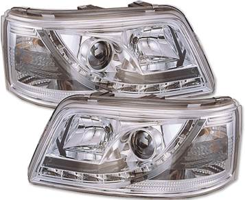 Комплект фар для VW Transporter T5 2003-09. Хром