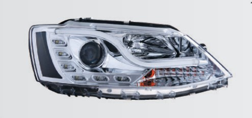 Комплект фар для VW Jetta 6. Хром