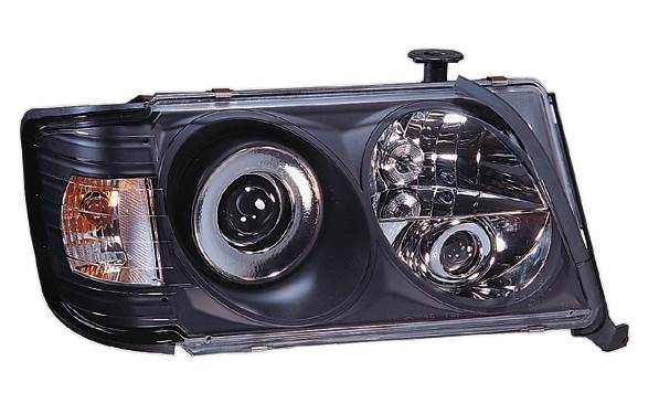 Комплект фар для Mercedes-Benz W124E 1994-95. Черные