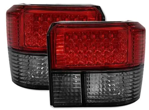 Задние фонари для VW Transporter T4. Светодиодные. Хром. Тонированные.