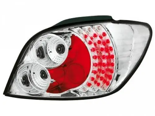 Фонари для Peugeot 307. Светодиодные, хром