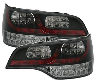 Фонари для Audi Q7. Светодиодные, черные Фонари для Audi Q7. Светодиодные, черные