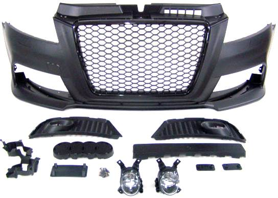 Бампер передний для Audi A3 8P 2009-13. RS стиль Бампер передний для Audi A3 8P 2009-13. RS стиль