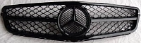 Решетка радиатора для Mercedes-Benz C-класс W204 2006-14. АМГ черная