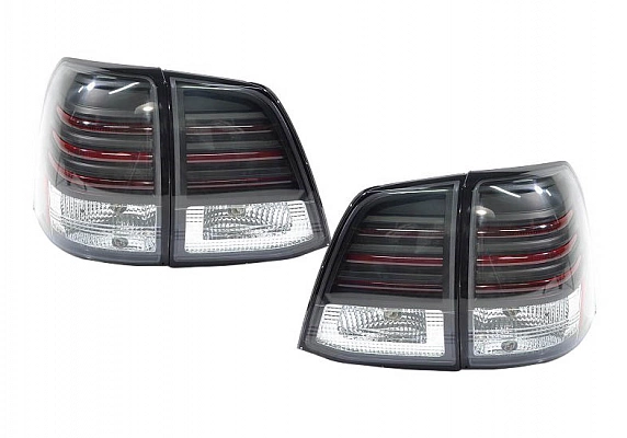 Фонари для Toyota Land Cruiser 200 2007-12. Черные Фонари для Toyota Land Cruiser 200 2007-12. Черные