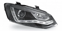 Комплект фар для VW Polo с 2009. Черные