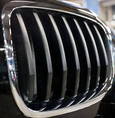Решетки радиатора для BMW X5 E70, X6 E71. Хром, черные