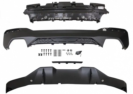 Задний диффузор BMW G30. М-Перфоманс