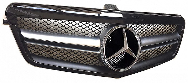 Решетка радиатора для Mercedes-Benz E-класс W212 2009-13. АМГ, хром Решетка радиатора для Mercedes-Benz E-класс W212 2009-13. АМГ, хром