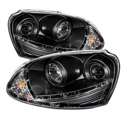 Комплект фар для VW Golf 5 2003-08, Jetta 5 2005-10. Черные Комплект фар для VW Golf 5 2003-08, Jetta 5 2005-10. Черные
