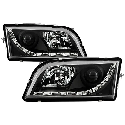 Комплект фар для Volvo S40 1997-2003. Черные Комплект фар для Volvo S40 1997-2003. Черные