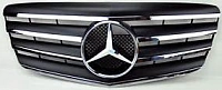 Решетка радиатора Mercedes-Benz W211 E-класс 2007-09. АМГ стиль