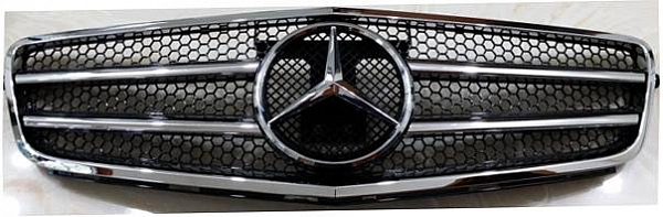 Решетка радиатора для Mercedes-Benz C-класс W204 2007-10. АМГ стиль Решетка радиатора для Mercedes-Benz C-класс W204 2007-10. АМГ стиль