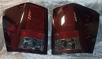Фонари для Jeep Grand Cherokee 05-07. Красные, тонированные
