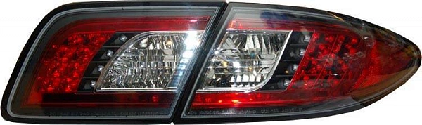 Фонари для Mazda 6 Sedan до 2007. Светодиодные, черные
