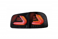 Фонари для VW Touareg 2003-10. Светодиодные, черные, тонированные