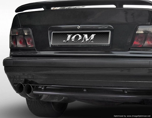 Юбка заднего бампера для BMW E36. M стиль