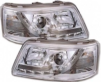 Комплект фар для VW Transporter T5 2003-09. Хром