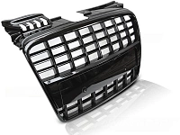 Решетка радиатора для Audi A4 B7. S8 стиль, черная
