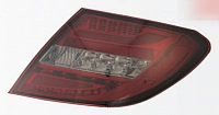 Фонари для Mercedes-Benz W204 2007-11. Красные, тонированные