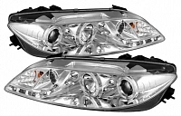 Комплект фар для Mazda 6 2002-07. Хром