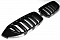 Решетки радиатора для BMW F32, F33, F36, F82, F80. Черные, М4 стиль
