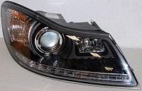 Комплект фар для Skoda Octavia с 2008. Черные