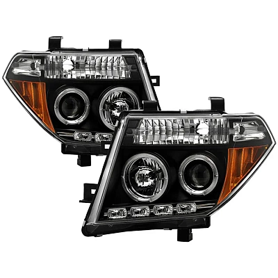 Комплект фар Nissan Pathfinder, Nissan Frontier 2005-2010. Черные