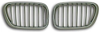 Решетки радиатора для BMW X5 1999-03. Хром