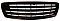 Решетка радиатора Mercedes-Benz W211 2002-06. Черная