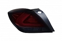 Фонари для Opel Astra H 3Д 2004-11. Светодиодные, черные, красные, тонированные