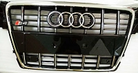 Решетка радиатора для Audi А4 В8. S4-Line, хром