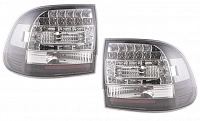 Фонари для Porsche Cayenne, 2003-07. Светодиодные, черные