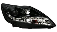 Комплект фар для Ford Focus 2+ 2008-. Черные