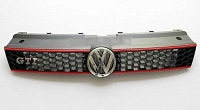 Решетка радиатора для VW Polo седан 2009-14. ГТИ стиль