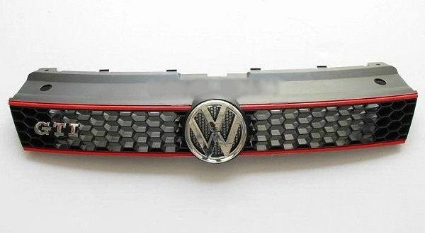 Решетка радиатора для VW Polo седан 2009-14. ГТИ стиль
