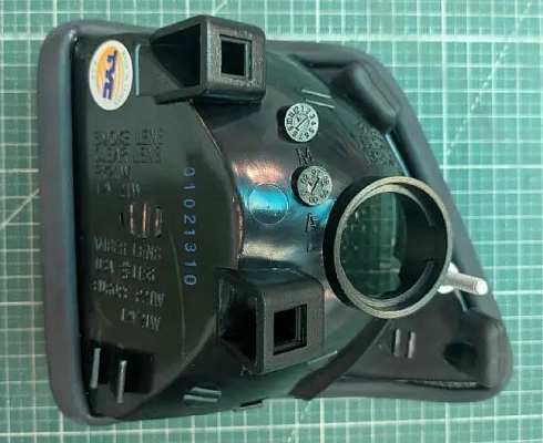 Фонарь поворота правый для BMW E32, белый, TYC