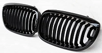 Решетки радиатора для BMW E46 купе 2003-05. Черные