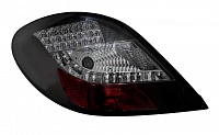 Фонари для Peugeot 207. Светодиодные, черные