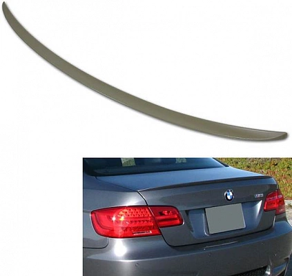Спойлер крышки багажника для BMW E92. М3 стиль. Спойлер крышки багажника для BMW E92. М3 стиль.