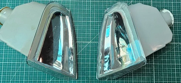 Комплект поворотников для Opel Omega A. Прозрачные Комплект поворотников для Opel Omega A. Прозрачные