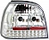 Фонари для VW Golf 3. Светодиодные, хром