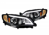 Комплект фар для Subaru Impreza WRX 2008-14. Черные