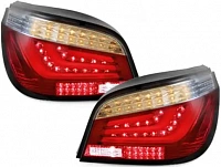 Фонари для BMW E60 седан 2004-07. Светодиодные, красные, тонированные