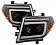Комплект фар Nissan Pathfinder, Frontier 2005-10. Черные Комплект фар Nissan Pathfinder, Frontier 2005-10. Черные