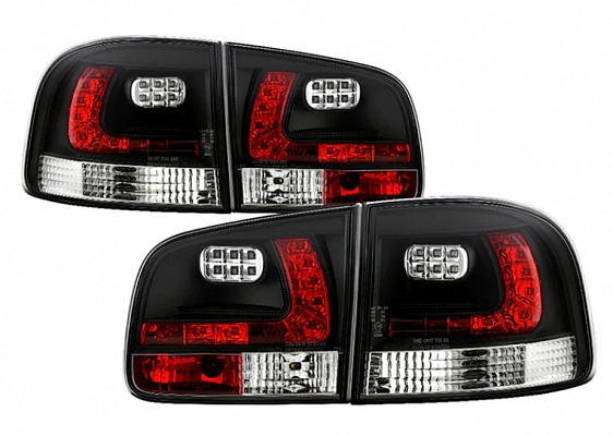 Фонари для VW Touareg 2003-10. Светодиодные, черные Фонари для VW Touareg 2003-10. Светодиодные, черные
