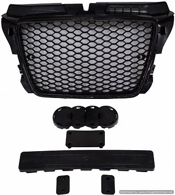 Решетка радиатора для Audi A3 8P 2009-11. RS стиль