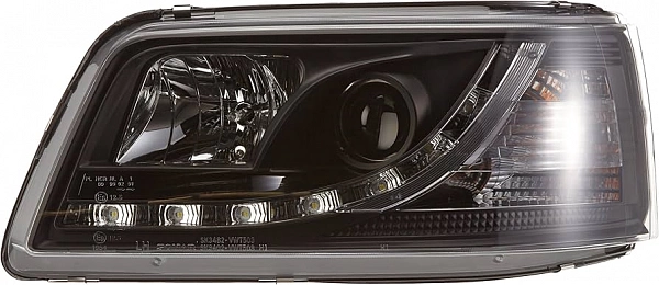 Комплект фар для VW Transporter T5 2003-09. Черные